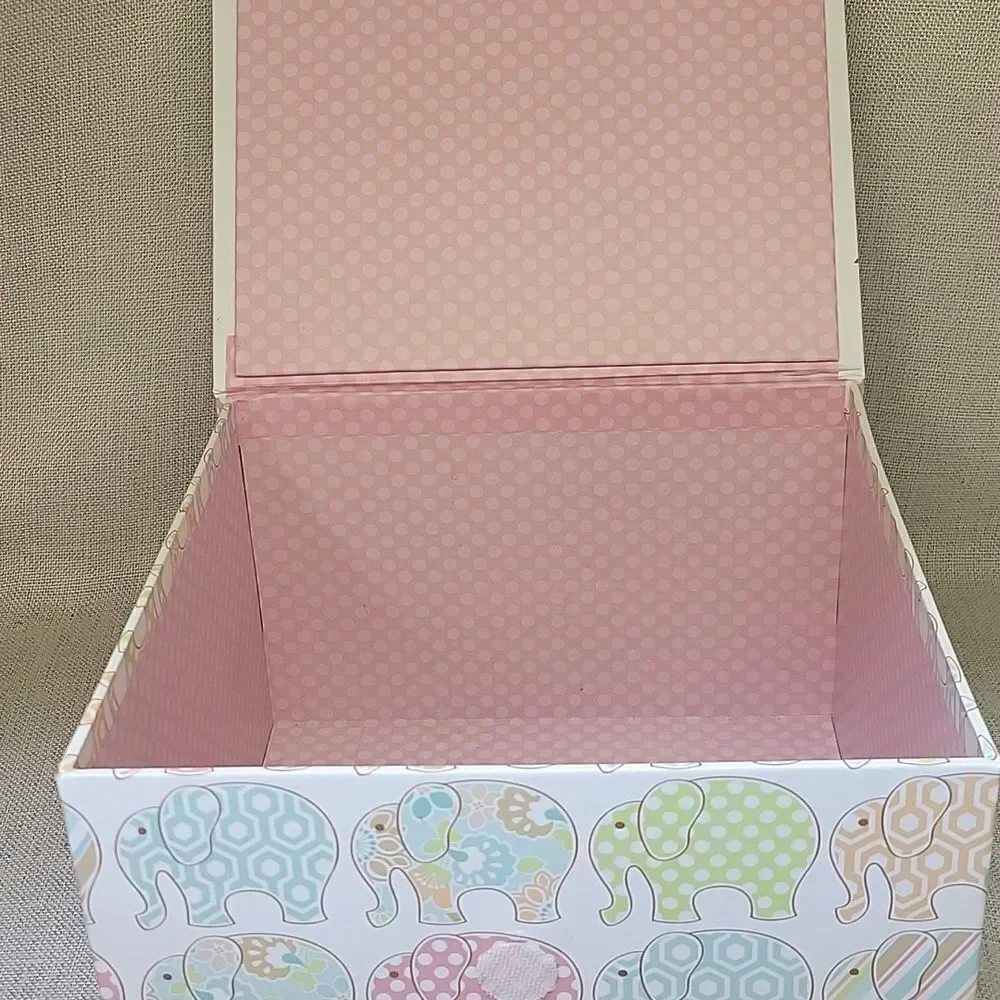Elephant Themed Home Accent Set 2 Trinket Boxes Decor,‎ Frame, Wood Elephants
